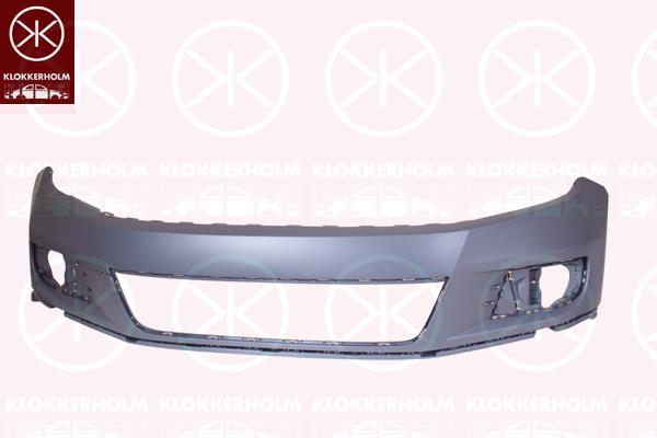 Bumper, w/primer, Standard, Front, 5N0 807 217EN GRU (VW)