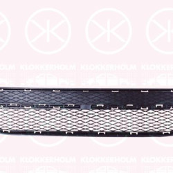 Ventilation Grilles, bumper, Standard, Front, black, Lower, 5N0 853 677 9B9 (VW)