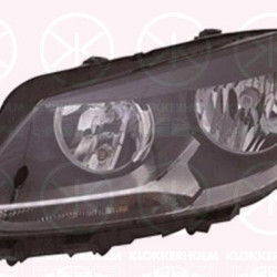 Headlight, Left, Illuminance [lx]: 17.5, H7, H15, with motor for headlamp levelling, AL, 1T1 941 005D (VW), 1T1 941 005G (VW), 1T1 941 005H (VW), 1T1941005F (VW)