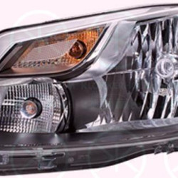 Headlight, Right, Illuminance [lx]: 17.5, H4, with motor for headlamp levelling, 2K5 941 006 (VW), 2K5 941 006A (VW)