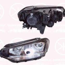 Headlight, Left, Illuminance [lx]: 20, H7/H7, with motor for headlamp levelling, AL, 5TB 941 005 (VW), 5TB941005A (VW), 5TB941005C (VW)