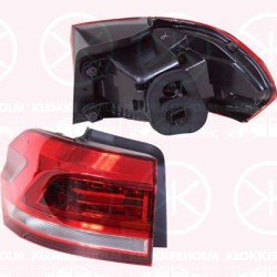 Tail Light Assembly, Left, Outer section, LED, Valeo, 5TA945207 (VW), 5TA945207A (VW)