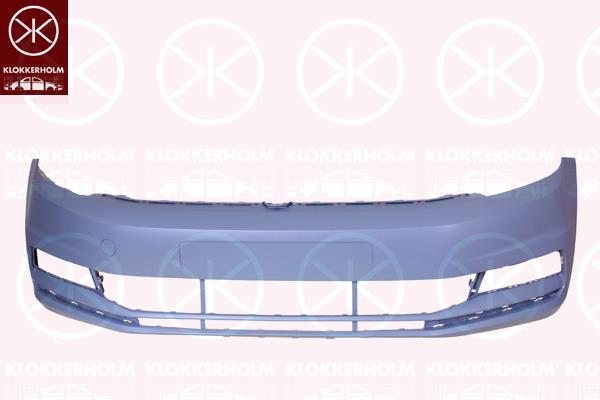 Bumper, w/primer, Front, Trim Level: FACELIFT, 5TA 807 217 AF GRU (VW)