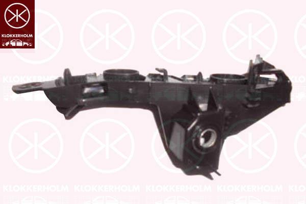 Mounting Bracket, bumper, Plastic, Left Front, 5TA 807 049 (VW)