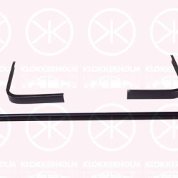 Quarter Panel, Left Rear, Attachment Panel, Repair Panel, Upper section, Inner Section, Set, 