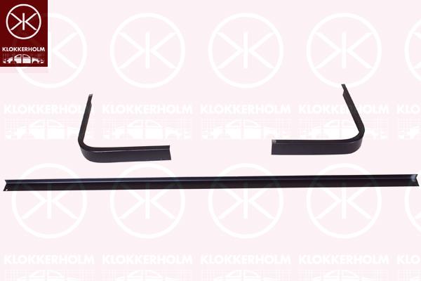 Quarter Panel, Right Rear, Attachment Panel, Repair Panel, Upper section, Inner Section, Set, 