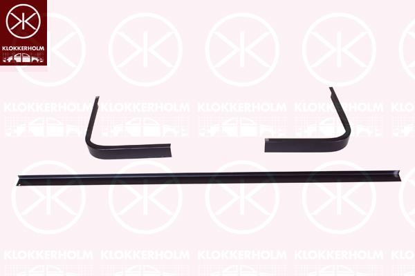 Quarter Panel, both sides, Attachment Panel, Repair Panel, Upper section, Inner Section, Set, 