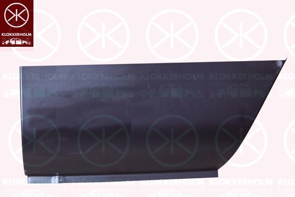 Quarter Panel, Right Rear, Side Panel, Front Section, Repair Panel, 211 809 160R (VW)