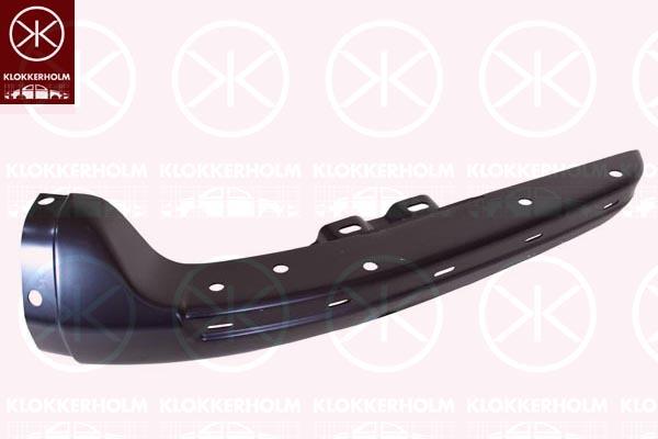 Bumper, Left Front, black, 211 707 113 (VW)