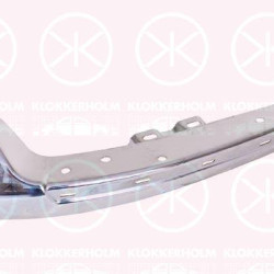 Bumper, Right Front, chrome, 211 707 114 (VW)