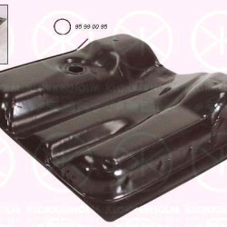 Fuel Tank, with gaskets/seals, Diesel, not inj., 60L, Ã68mm, 251 201 075AD (VW)