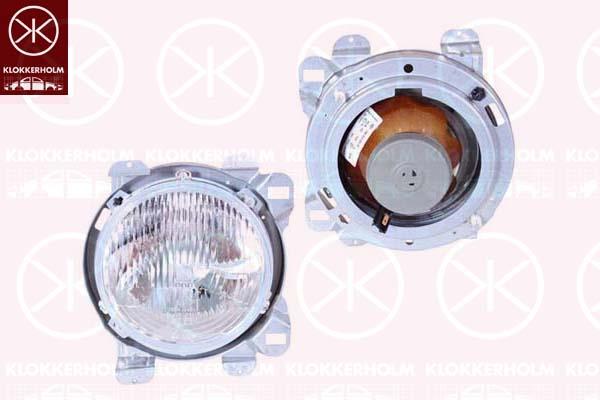 Headlight, Right, Illuminance [lx]: 20, H4, with holding frame, 251 941 105A (VW), 251 941 606B (VW), 251 941 754 (VW), 251941753 (VW), 251941754 (VW)