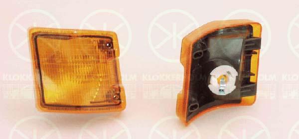 Direction Indicator, with bulb holder, yellow, Left, not ECE approved, 251 953 141 (VW), 251953049 (VW)