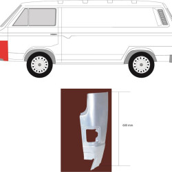 Radiator Support, Left Front, Corner Panel, Repair Panel, Lower Section, 251 805 053 (VW), 955721-1 (VW)