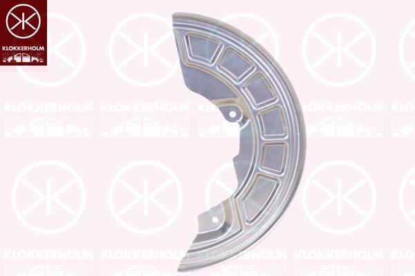 Splash Guard, brake disc, Front Axle Left, Trim Level: Syncro, 251407343B (VW), 251407343D (VW)