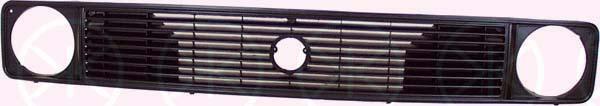 Radiator Grille, black, Upper section, 251853652D (VW), 255 853 652B (VW), 255 853 652G (VW)