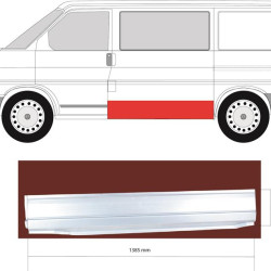 Quarter Panel, Lateral Panel, Left, Lower Section, Height [cm]: 25, 