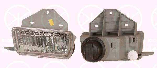 Front Fog Light, H3, with bulb holder, Right Front, 701 941 700D (VW)