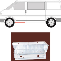 Rocker Panel, Left Front, Repair Panel, Upper section, 