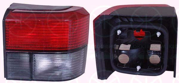 Tail Light Assembly, without bulb holder, Smoke Grey, Right, 701 945 096 01C (VW), 701 945 0960 (VW)