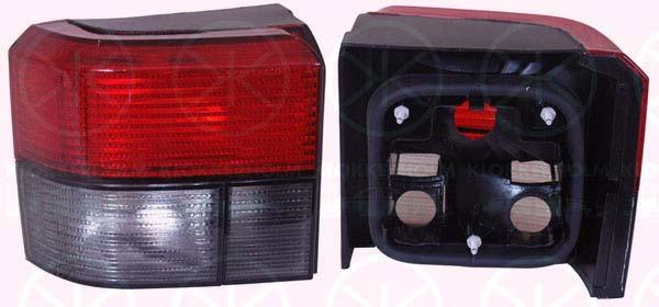 Tail Light Assembly, without bulb holder, Smoke Grey, Left, 701 945 095 01C (VW), 701 945 0950 (VW)