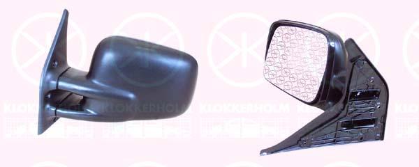 Exterior Mirror, Left, for left-hand drive vehicles, Plan, 701 857 507F 01C (VW)