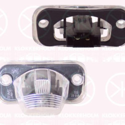 Licence Plate Light, with bulb holder, 701 943 021 (VW), 701943021 (VW)