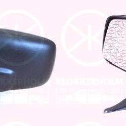 Exterior Mirror, Left, for left-hand drive vehicles, for electric mirror adjustment, Heatable, Plan, 701 857 507E (VW), 701 857 507H (VW)