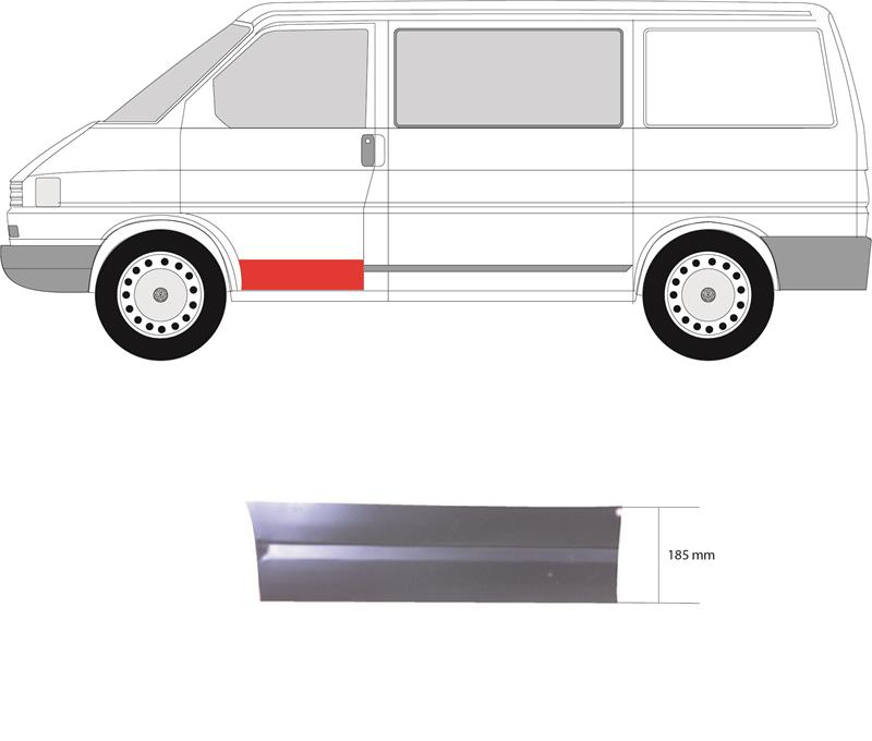 Door, body, Repair Panel, Right Front, Lower Section, 