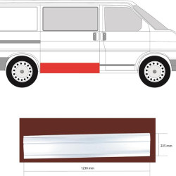 Door, body, Repair Panel, Lower Section, lateral installation, Height [cm]: 22, 