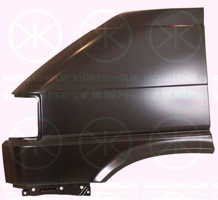 Wing, Transporter, Steel, Left Front, without hole for direction indicator, 7D0 821 103 (VW), 7D0 821 103B (VW)