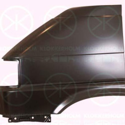 Wing, Transporter, Steel, Left Front, without hole for direction indicator, 7D0 821 103 (VW), 7D0 821 103B (VW)