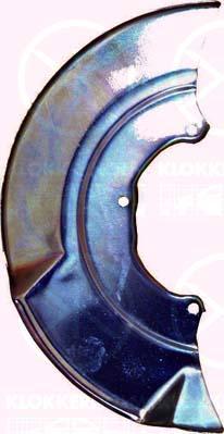 Splash Guard, brake disc, Front Axle Right, Diameter 1/Diameter 2 [mm]: 310/110, Zinc-coated, 7D0 407 344A (VW), 7D0 407 344B (VW)