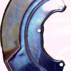 Splash Guard, brake disc, Front Axle Right, Diameter 1/Diameter 2 [mm]: 310/110, Zinc-coated, 7D0 407 344A (VW), 7D0 407 344B (VW)