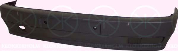 Bumper, Front, black, 701 807 101M 2BC (VW)