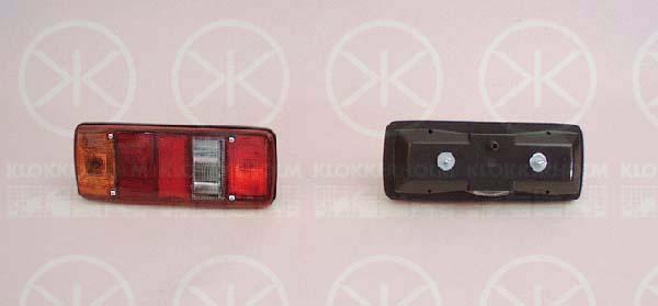 Tail Light Assembly, without number plate light, with bulb holder, Left, 283 945 095C (VW), 283 945 223F (VW), 283 945 231F (VW)