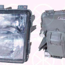 Headlight, H1/H1, without motor for headlamp levelling, Left, Illuminance [lx]: 20, 2D1 941 015 (VW)