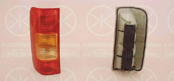 Tail Light Assembly, with bulb holder, Left, 2D0 945 095 (VW), 2D0 945 111 (VW), 2D0 945 111C (VW), 2D0 945 257 01C (VW)