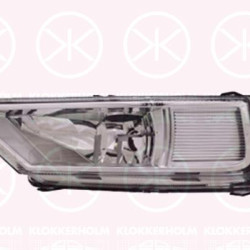 Front Fog Light, Left Front, H8, Housing Colour: chrome, 5NA941699A (VW), 5NA941699A (SKODA)