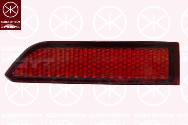 Reflector, Left Rear, Outer section, red, 5NA945103 (VW)