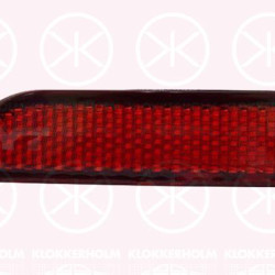 Reflector, Left Rear, Outer section, red, 5NA945103 (VW)