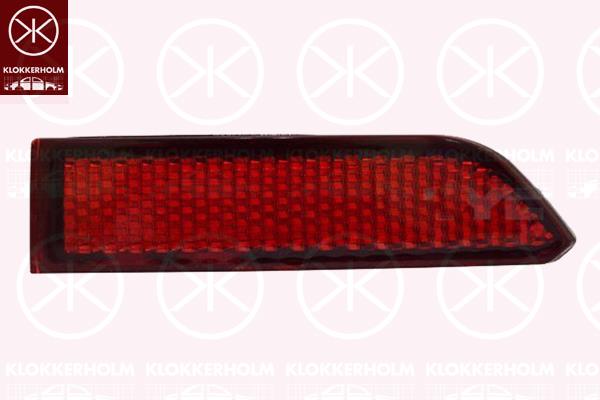 Reflector, Right Rear, Outer section, red, 5NA945104 (VW)