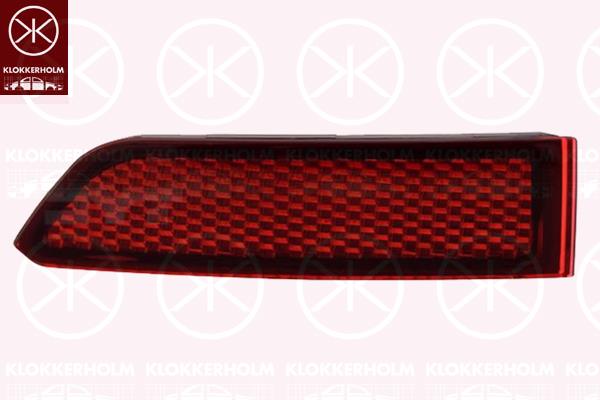 Reflector, Left Rear, Outer section, red, 5NA945103A (VW)