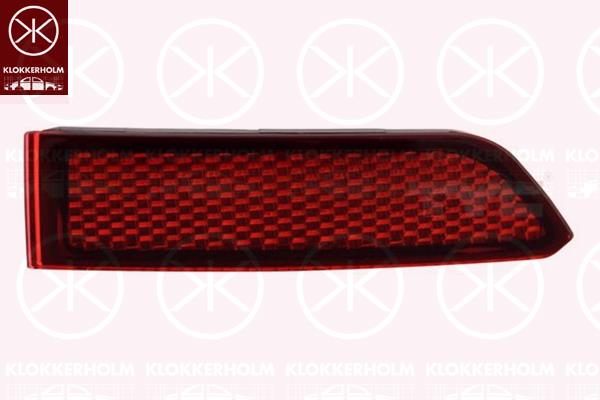 Reflector, Left Rear, Outer section, red, 5NA945104A (VW)