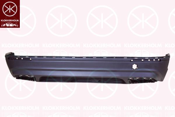 Bumper, Rear, Smooth, Lower Section, 5NN 807 521 F 9B9 (VW)