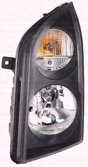 Headlight, Left, Illuminance [lx]: 25, H7/H7, with motor for headlamp levelling, Hella, 2E1 941 015 (VW)