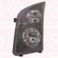 Headlight, Left, Illuminance [lx]: 25, H7/H7, with daytime running light, with motor for headlamp levelling, Hella, 2E1 941 005 (VW)