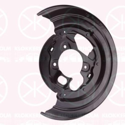 Splash Guard, brake disc, Rear Axle Left, for brake disc diameter [mm]: 303, 000 426 0007 (MERCEDES), 2E0 609 451 (VW), A 000 426 0007 (MERCEDES), A000 426 0007 (MERCEDES)