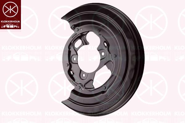 Splash Guard, brake disc, Rear Axle Right, for brake disc diameter [mm]: 303, 000 426 0107 (MERCEDES), 2E0 609 452 (VW), A 000 426 0107 (MERCEDES), A000 426 0107 (MERCEDES)