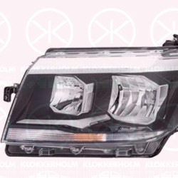 Headlight, Left, H7, H15, with motor for headlamp levelling, H21W, W5W, 7C1941005 (VW), 7C1941005B (VW), 65.25101-6009 (VW)